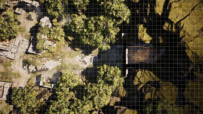 RPGScenery - Castle Ruins Scene