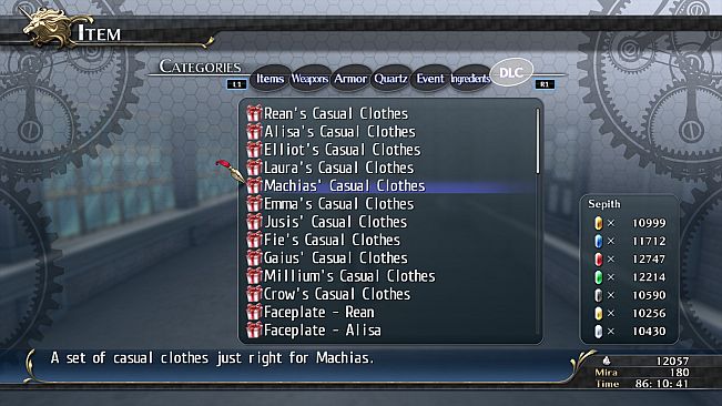 The Legend of Heroes: Trails of Cold Steel - Machias' Casuals
