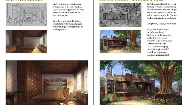 Caffeine: Victoria's Legacy Official Artbook