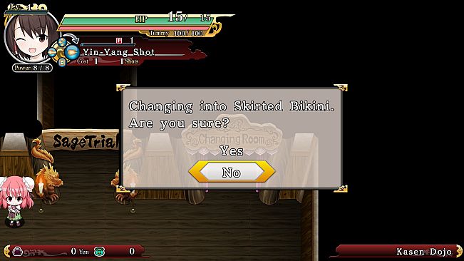 "Reimu Hakurei" Bikini Costume (Touhou Genso Wanderer -Reloaded-)