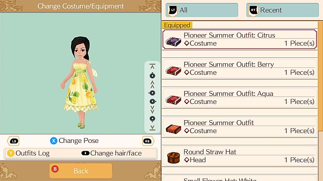 Frontier Summer Clothes Set - WorldNeverland - Daily Life in the Elnea Kingdom - Another Life Adventure