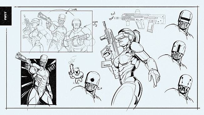 Mega City Force - Digital 80's Artbook