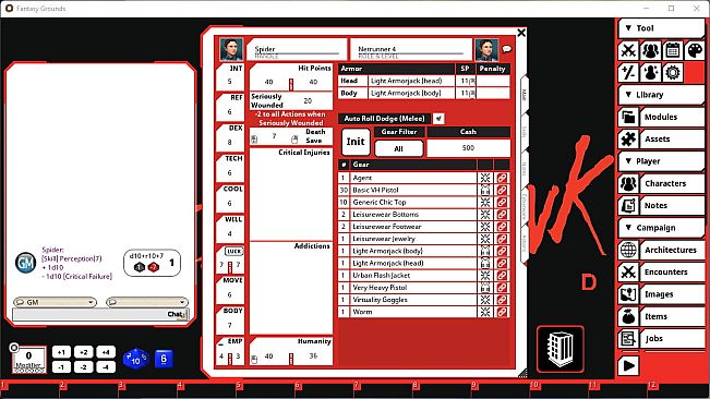 Fantasy Grounds - Cyberpunk Red: Core Rulebook