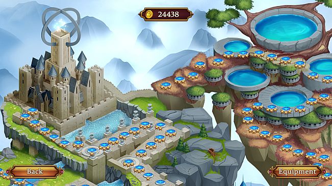 Solitaire. Elemental Wizards