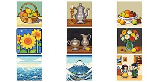 Dotty Bead: World-Famous Paintings