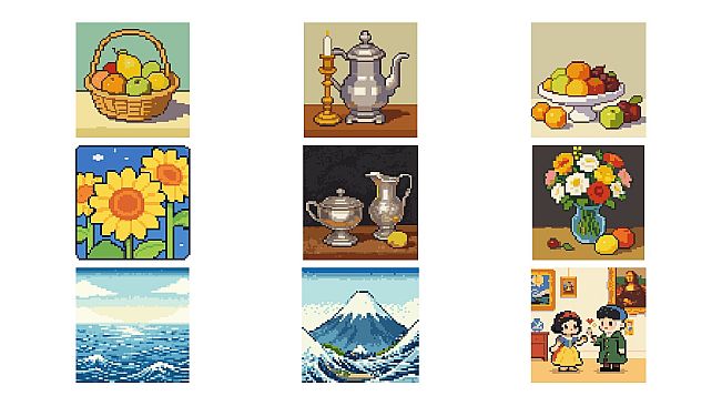 Dotty Bead: World-Famous Paintings