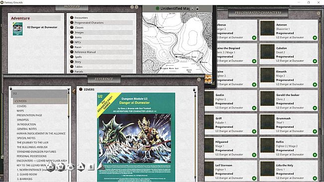 Fantasy Grounds - D&D Classics: U2 Danger at Dunwater (1E)