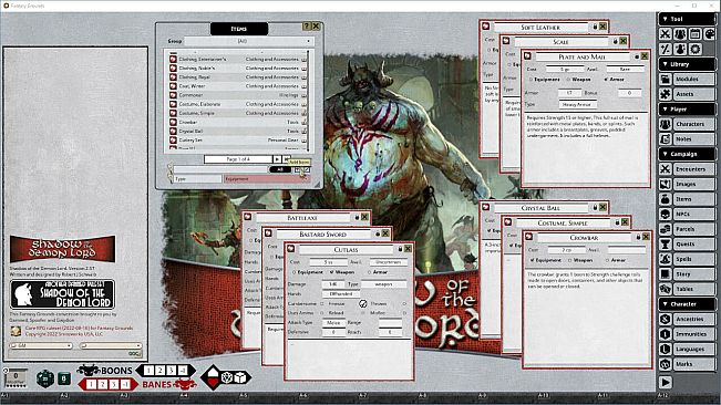 Fantasy Grounds - Shadow of the Demon Lord