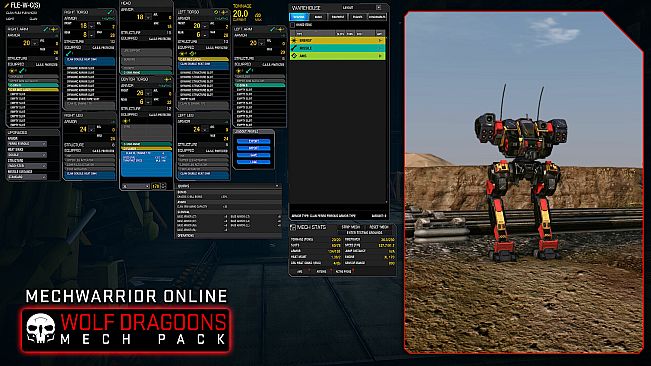 MechWarrior Online - Wolf Dragoons Mech Pack
