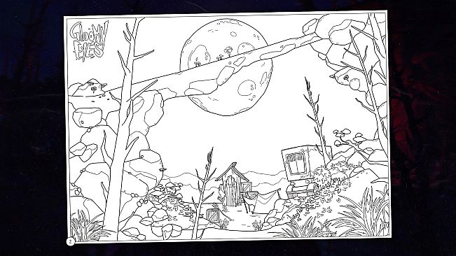 Gloomy Eyes - Coloring Book