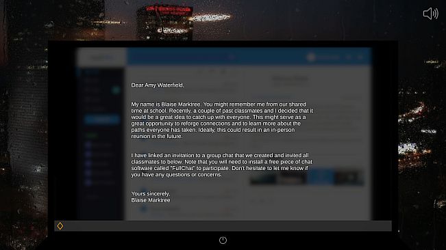 Class Reunion Chat Room