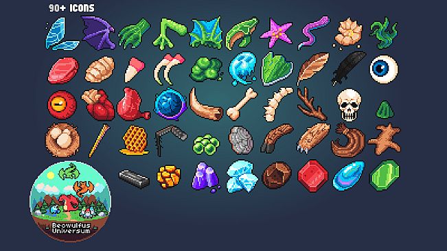 PIXELART MONSTER LOOT ICONS PACK