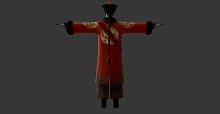 怨灵小僵-“灵婚—顾江·绛袍砗磲帽”服饰（外传剧情皮肤）