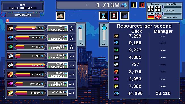 SIM - Simple Idle Miner