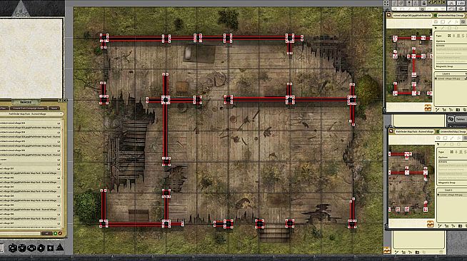 Fantasy Grounds - Pathfinder RPG - Map Pack - Ruined Village