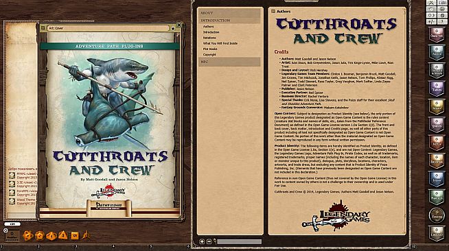 Fantasy Grounds - Cutthroats and Crew (PFRPG)