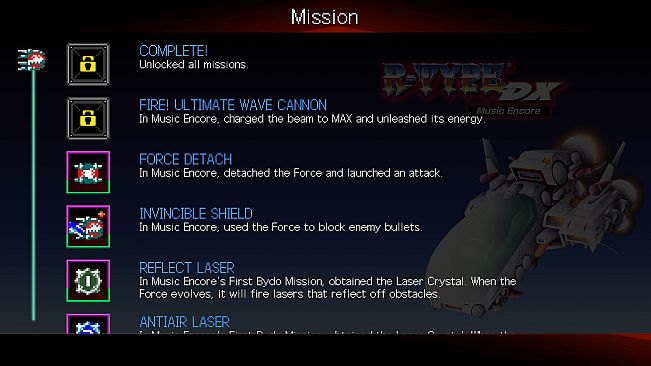 R-TYPE DX: Music Encore