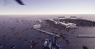 Minigun VS Swarms of the Zombie Apocalypse Simulator