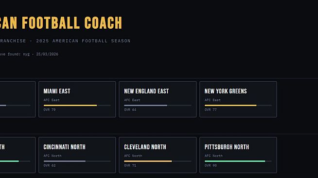 American Football Coach
