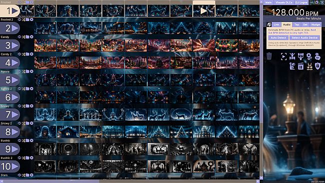 AI-VJ - Christmas Visuals