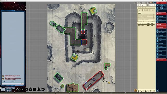 Fantasy Grounds - Starfinder RPG - Starfinder Flip-Mat - Mining Operation