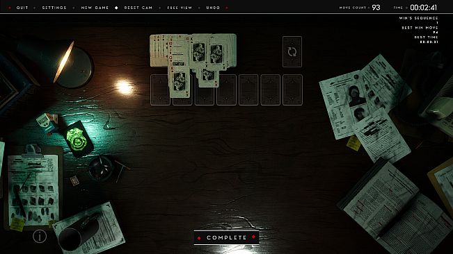 Thematic Solitaire: Noir