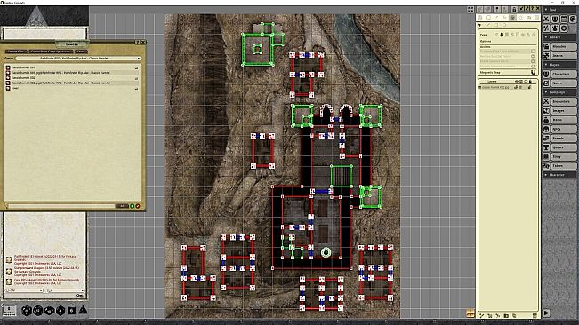 Fantasy Grounds - Pathfinder RPG - Pathfinder Flip-Mat - Classic Hamlet