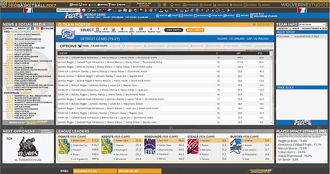Draft Day Sports: Pro Basketball 2017