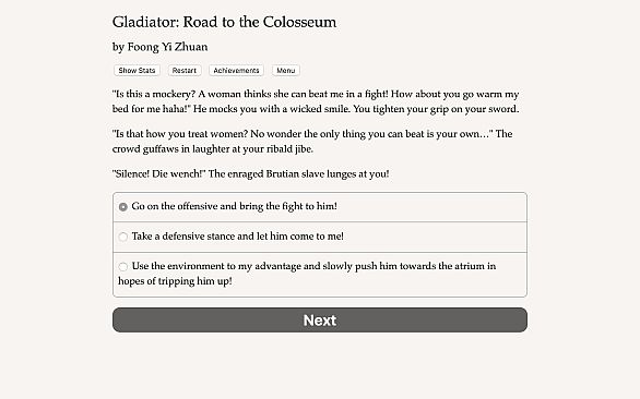 Gladiator: Road to the Colosseum