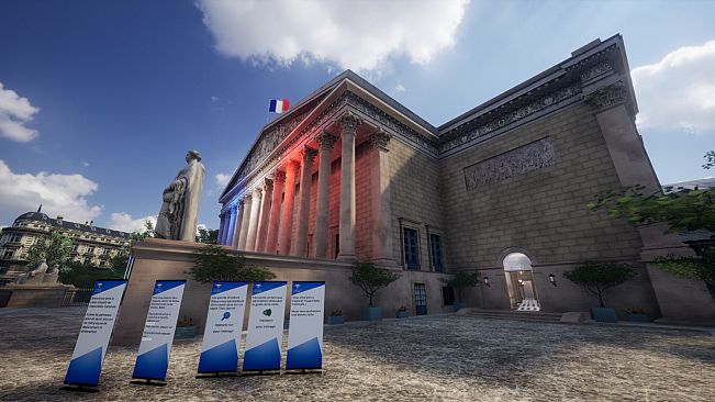 Visite virtuelle de l'Assemblée nationale