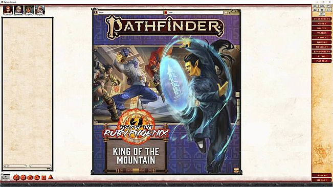 Fantasy Grounds - Pathfinder 2 RPG - Fists of the Ruby Phoenix AP 3: King of the Mountain