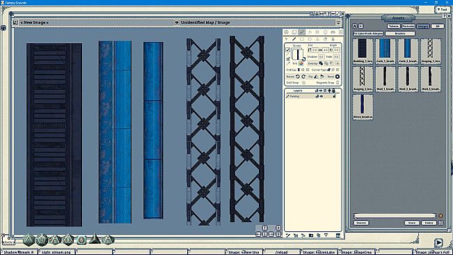 Fantasy Grounds - FG Cyberpunk Alleyways 2 Map Pack