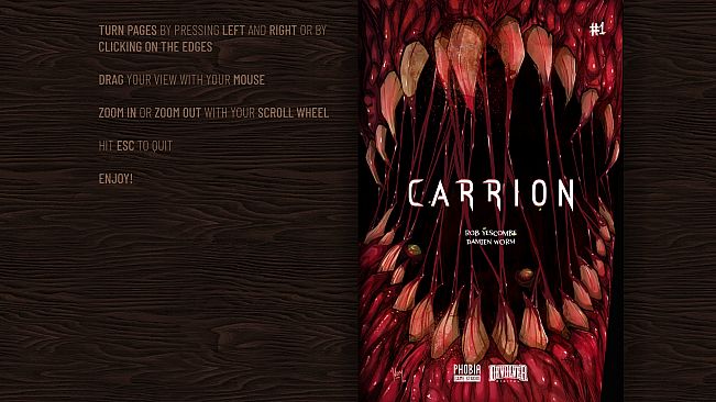 CARRION Deluxe Edition Content