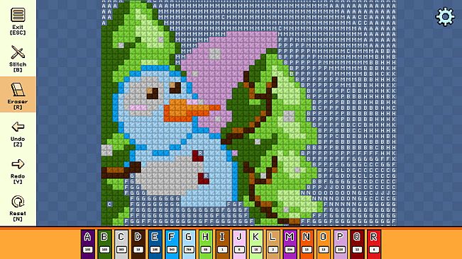 Pixel Cross Stitch - Winter Pack 3