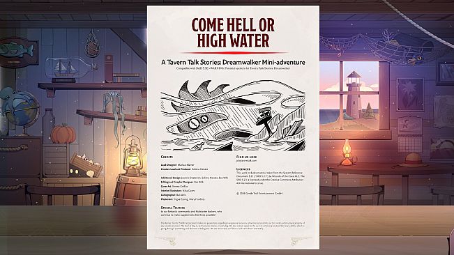 Tavern Talk Stories: Dreamwalker - TTRPG Mini-Adventures