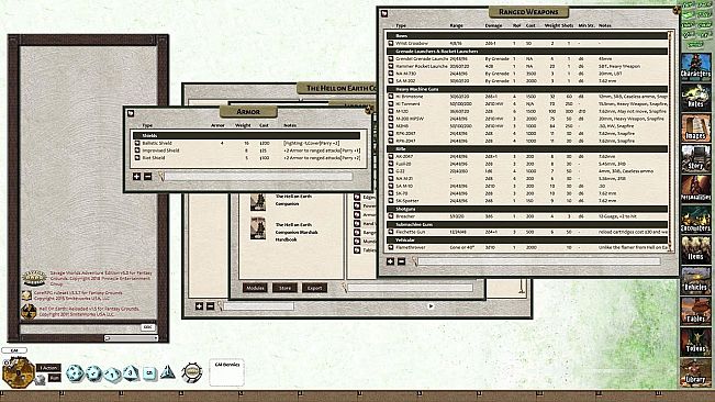 Fantasy Grounds - Deadlands Reloaded: Hell on Earth Companion (Savage Worlds)