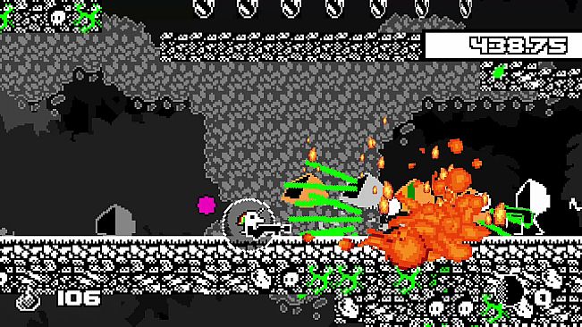 Unichrome: A 1-Bit Unicorn Adventure