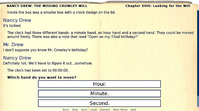 Nancy Drew: The Missing Crowley Will