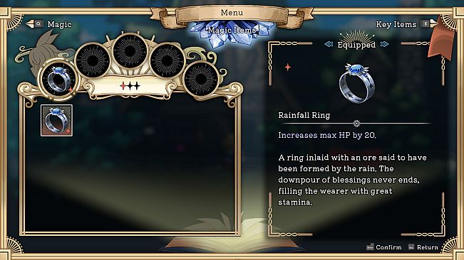 Ariana and the Elder Codex - Rainfall Ring