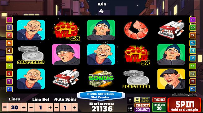 More Gangsters Slot Creator - Gangsters Theme Addon
