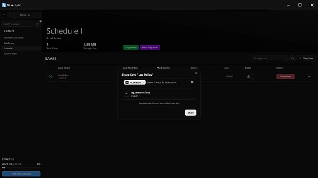 SaveSync: Co-op Save Sharing Made Easy