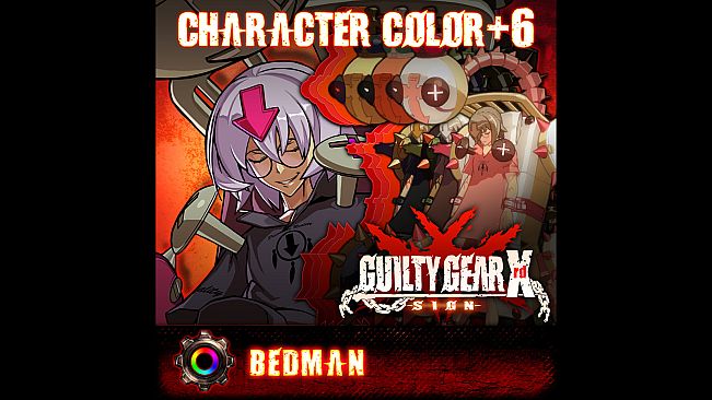GGXrd Extra Color Palettes - BEDMAN