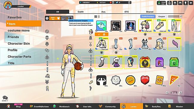 Freestyle2 - Lucas Character Coupon