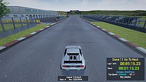 1980s & 90s Style - Retro Track Car Racer