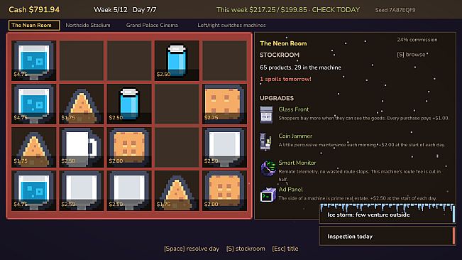 Out Of Order - A Vending Machine Roguelike