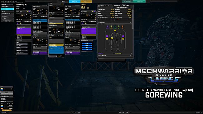 MechWarrior Online - Gorewing Legendary Mech Pack