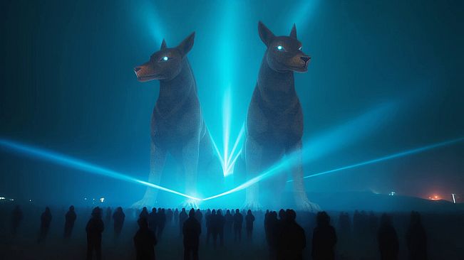 AI-VJ - Egyptians Visuals