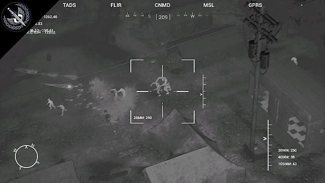 The AC130 slays the zombies.