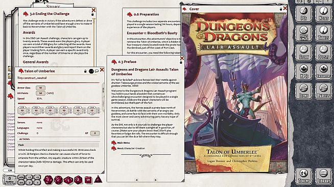 Fantasy Grounds - D&D Lair Assault: Talon of Umberlee