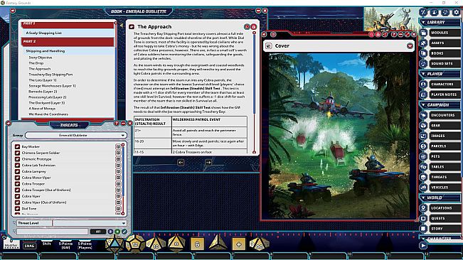 Fantasy Grounds - G.I. JOE Roleplaying Game The Emerald Oubliette Adventure